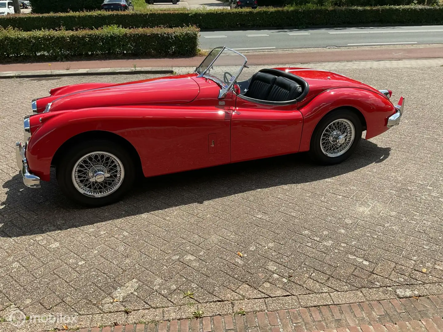 Jaguar XK 140 OTS Top Conditie Rood - 2