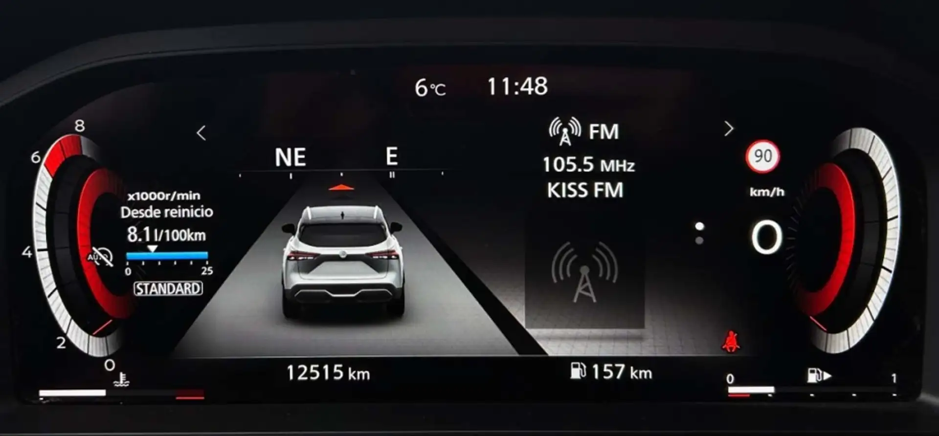 Nissan Qashqai 1.3 DIG-T MHEV 103KW N-CONNECTA 5P Grijs - 2