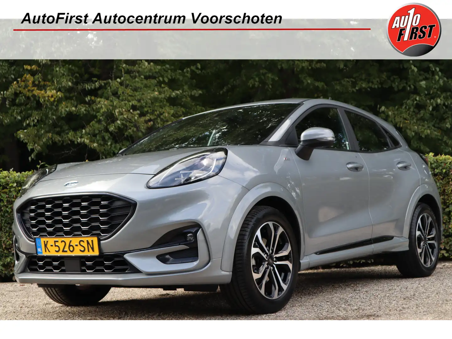 Ford Puma 1.0 EcoBoost Hybrid ST-Line | Trekhaak | Navi | Ca Grijs - 1