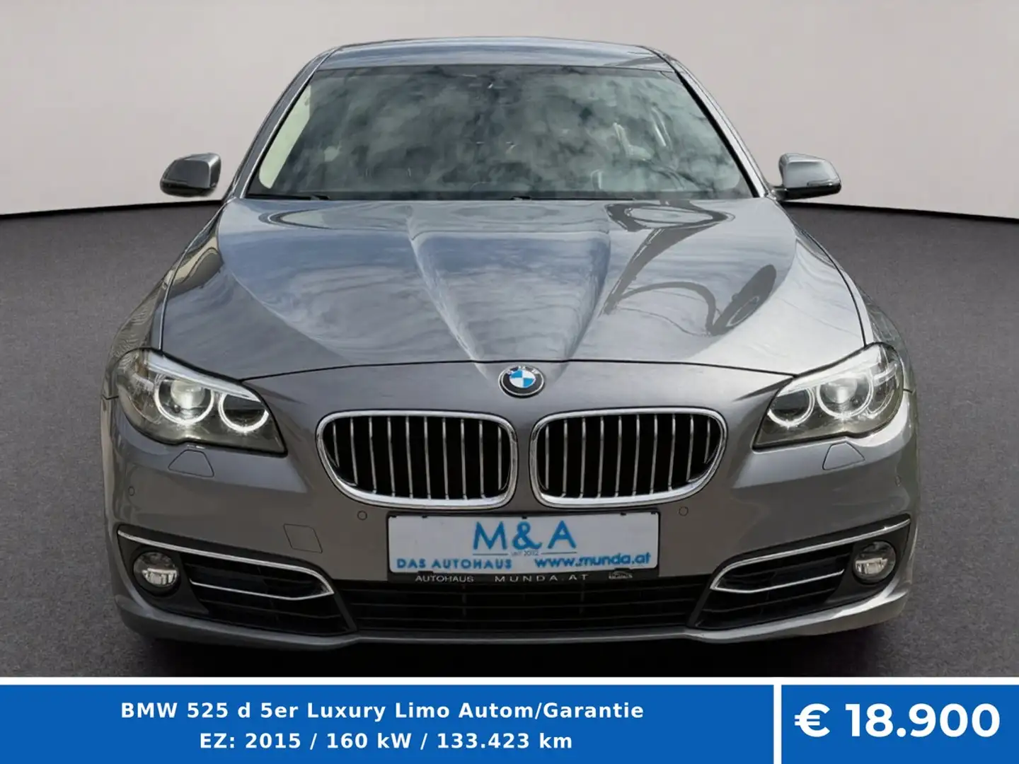 BMW 525 d 5er Luxury Limo Autom/Garantie Grau - 2