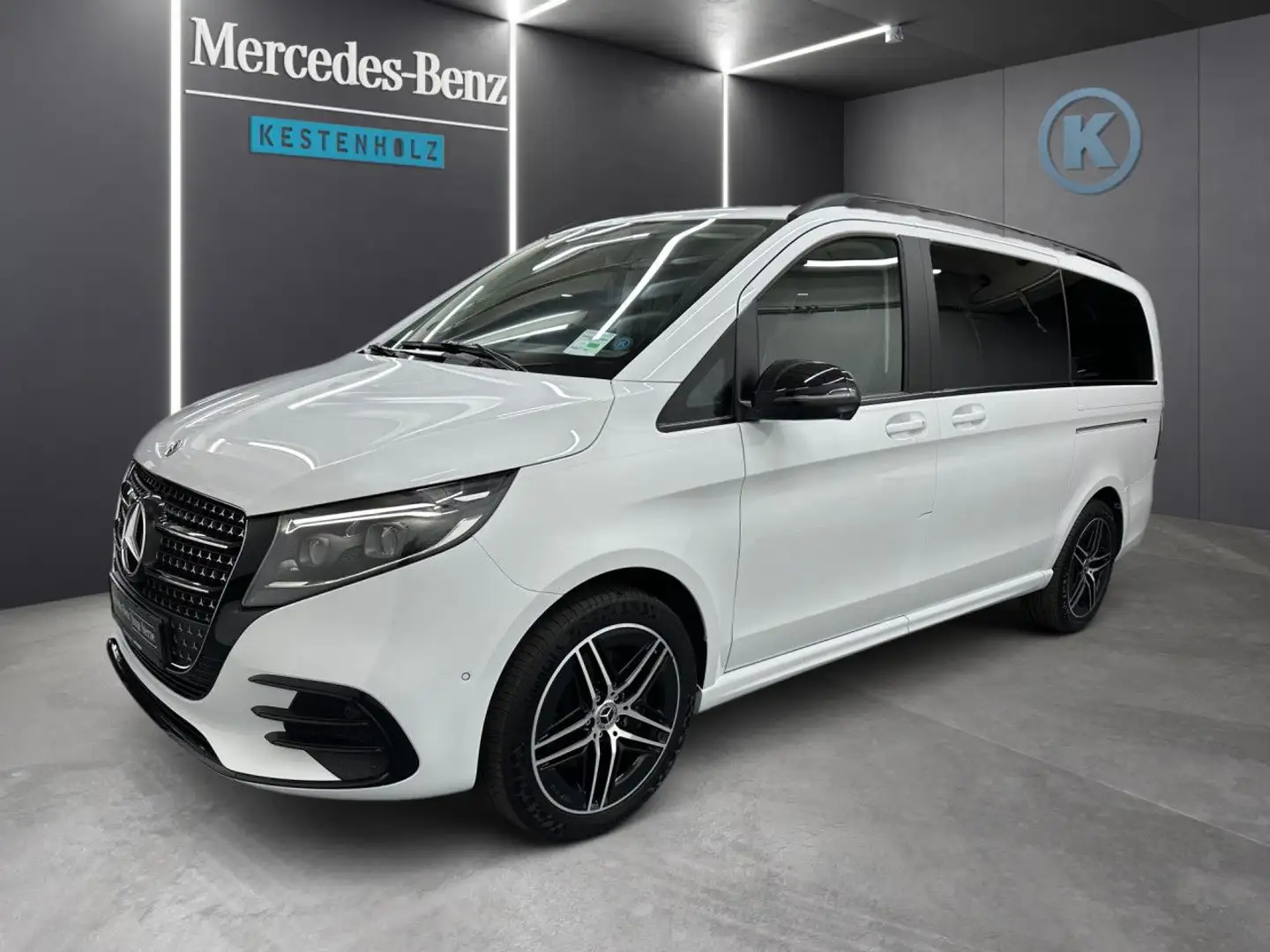 Mercedes-Benz V 300 d lang AMG WideScreen 360° Multibeam AHK 9G Weiß - 2