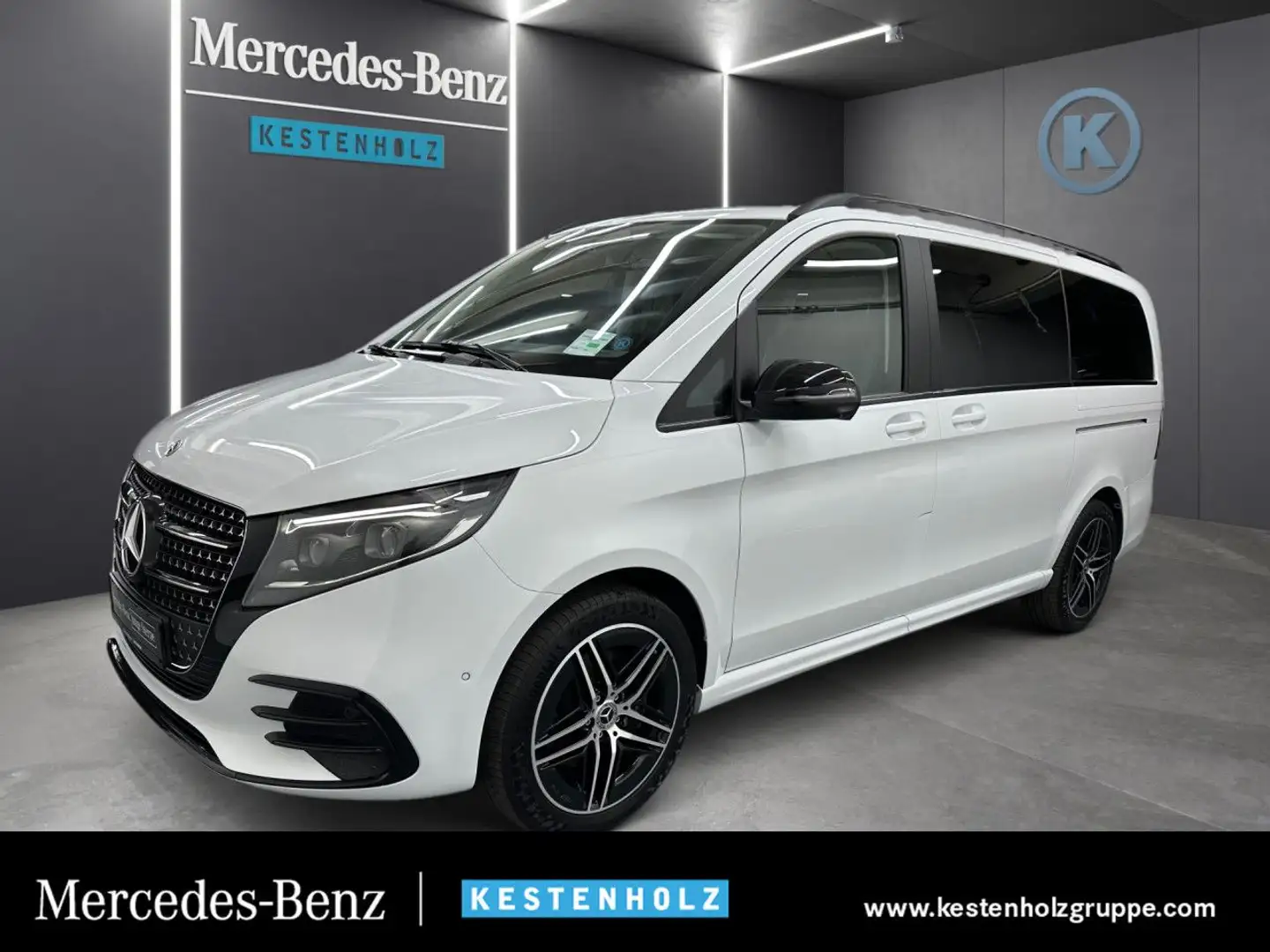 Mercedes-Benz V 300 d lang AMG WideScreen 360° Multibeam AHK 9G Weiß - 1