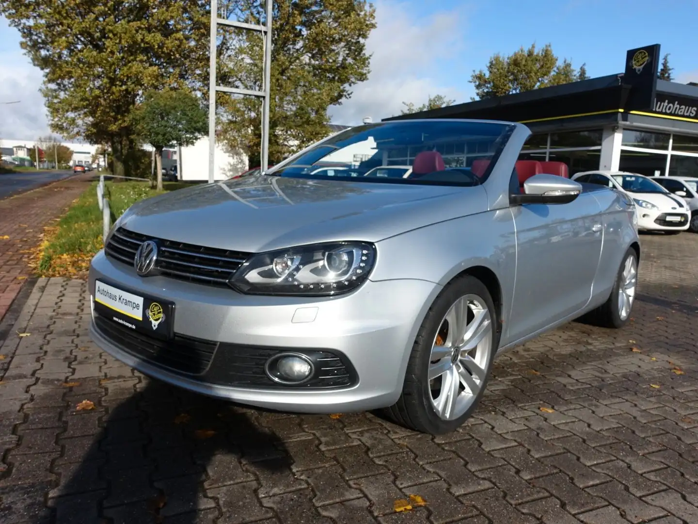 Volkswagen Eos 2,0 Sport & Style Leder Navi Checkheft Silber - 1