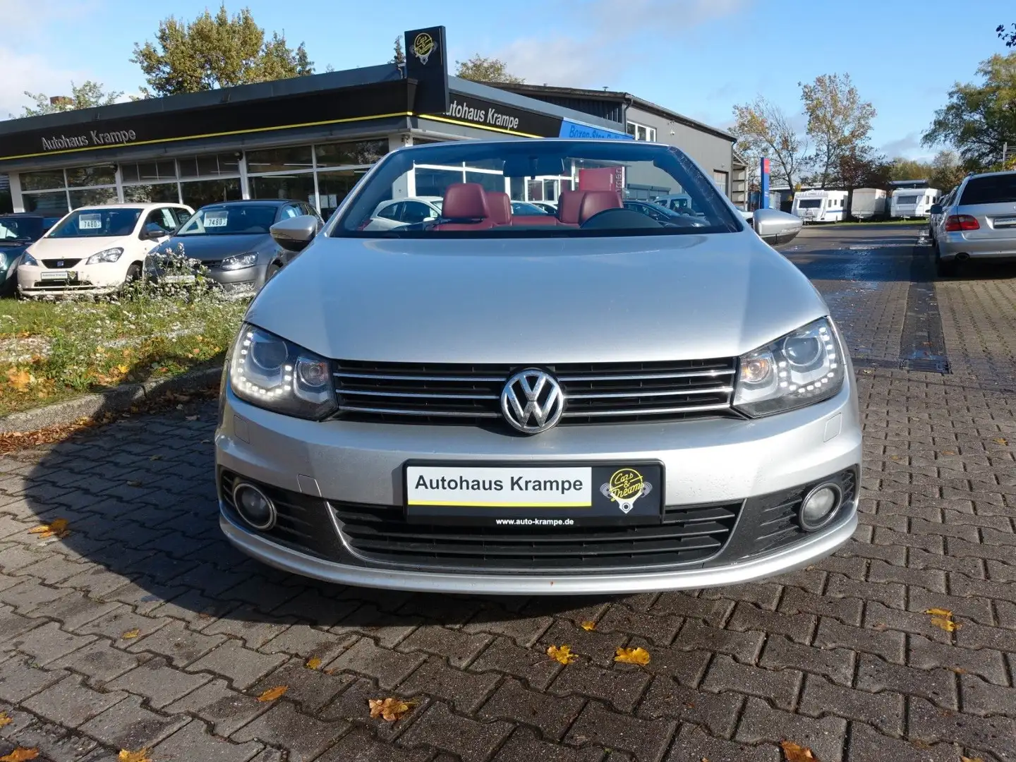Volkswagen Eos 2,0 Sport & Style Leder Navi Checkheft Silber - 2
