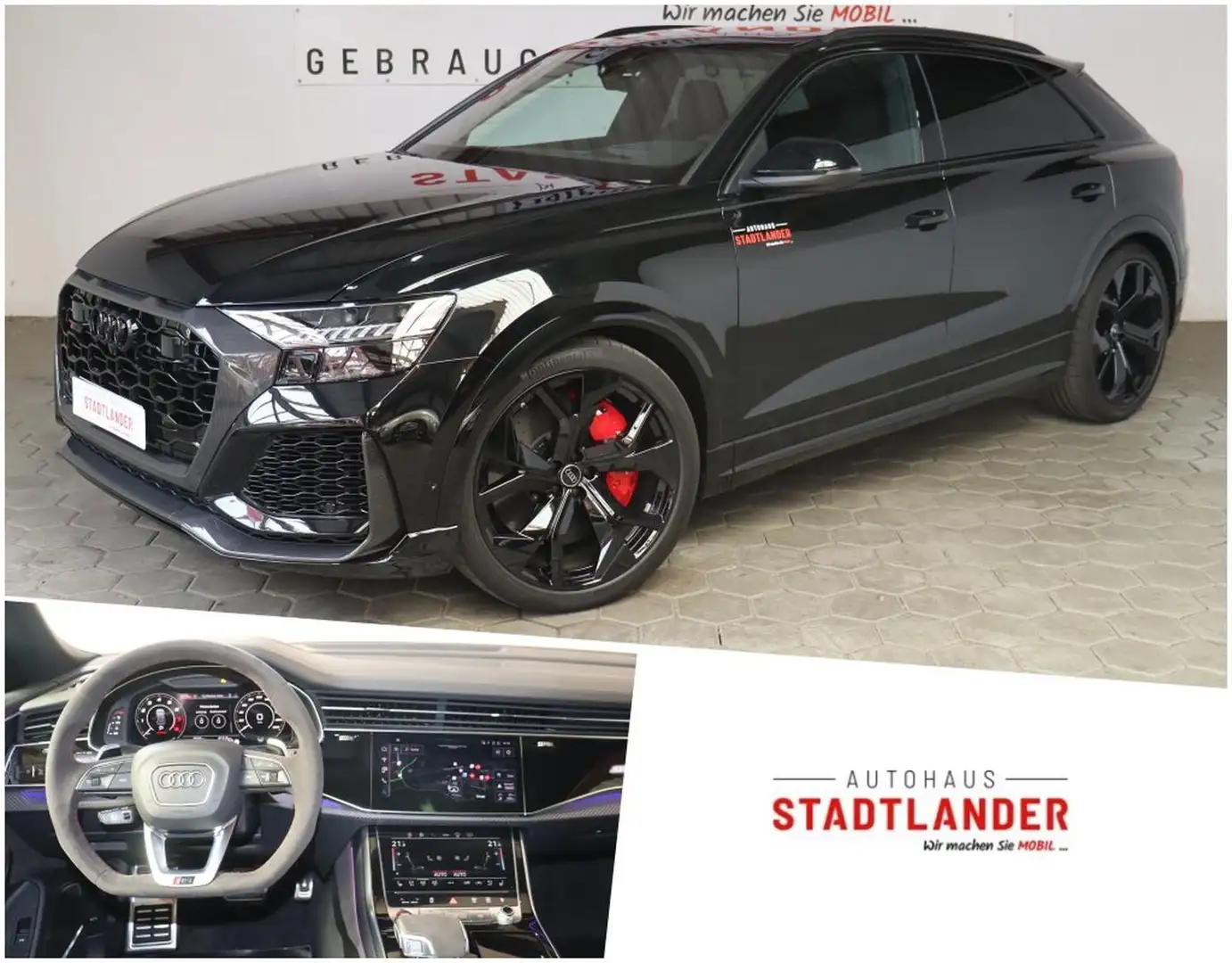 Audi RS Q8 Keramik 4.0 TFSI quattro CARBON*DYN+*B&O Чорний - 1