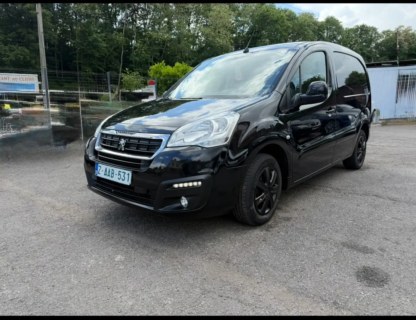 Peugeot Partner utilitaire‼️12 mois garanti‼️euro 5b Siyah - 1