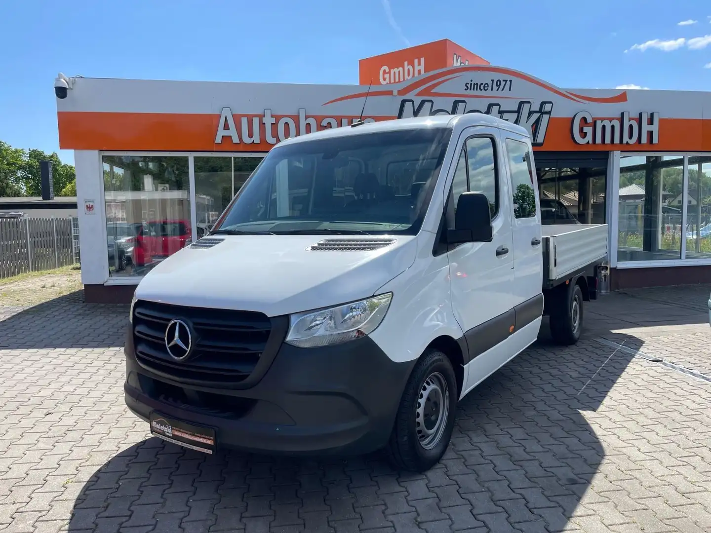 Mercedes-Benz Sprinter 215 CDI Pritsche L2 DoKa*Klima*AHK*6.Si Weiß - 1