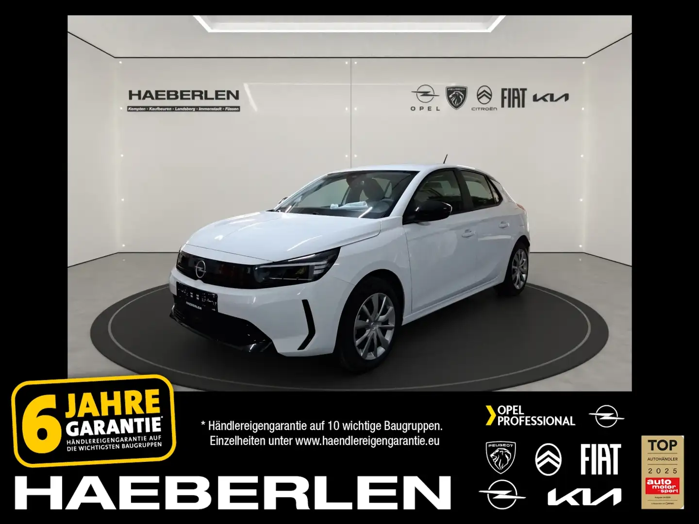 Opel Corsa Electric Edition Sitzheizung*Klimaautomatik Weiß - 1
