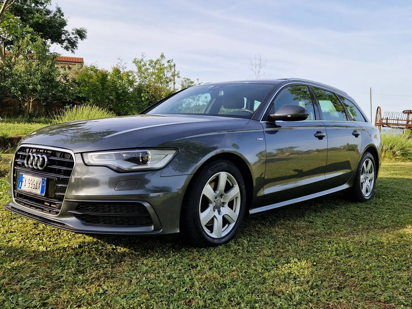 Audi A6 Avant 3.0 TDI S-Line QUATTRO Panoramico Sosp Pneum Grigio - 1