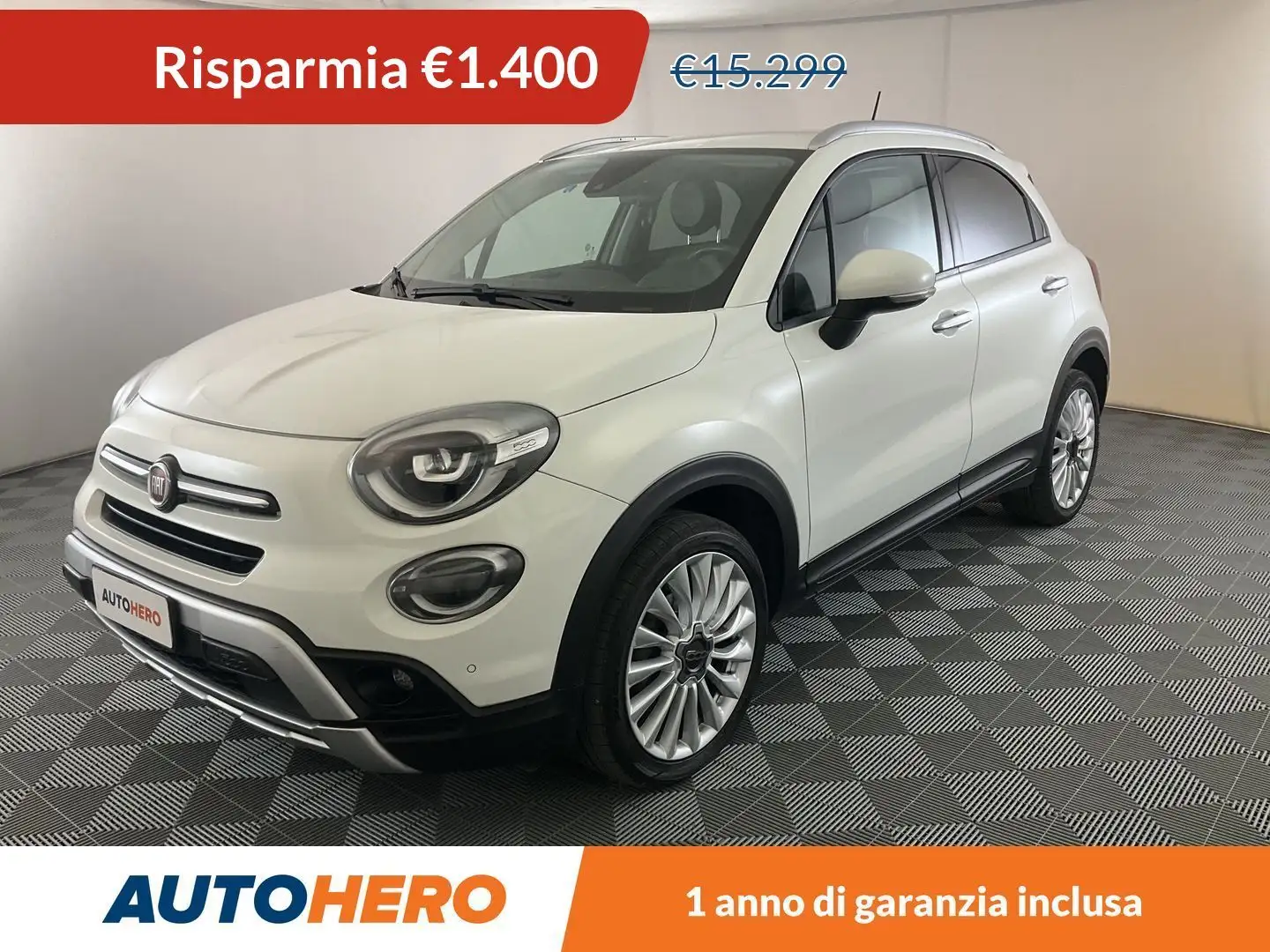 Fiat 500X 1.6 JTDM 120 CV DCT Bianco - 1