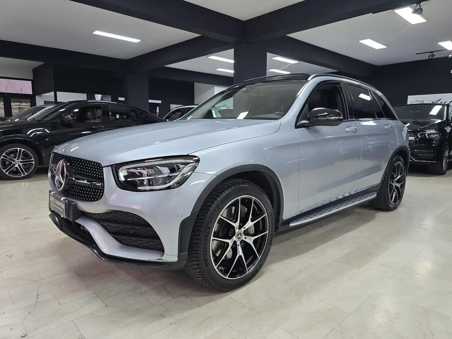 Mercedes-Benz GLC 300 de (eq-power) Premium 4matic auto (Tetto) Argento - 1