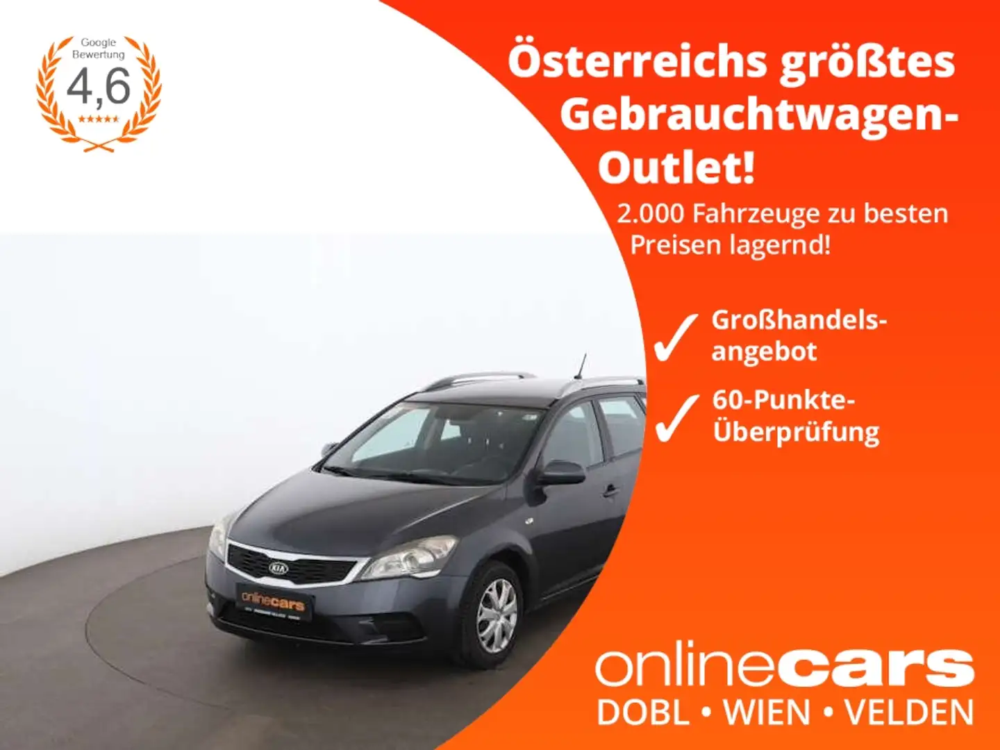 Kia Ceed SW / cee'd SW Ceed SW 1.6 CRDI BLUETOOTH KLIMAANLAGE Grigio - 1