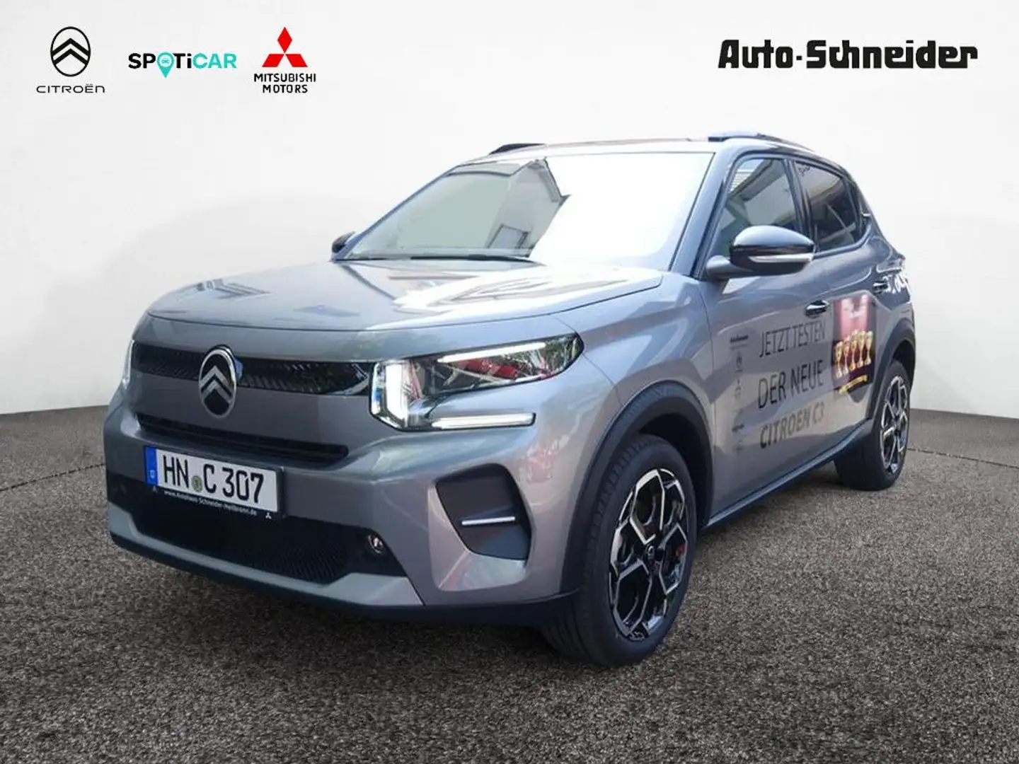 Citroen C3 Turbo 100 MAX KLIMA PDC SHZ KAMERA NAVI LED Grau - 1