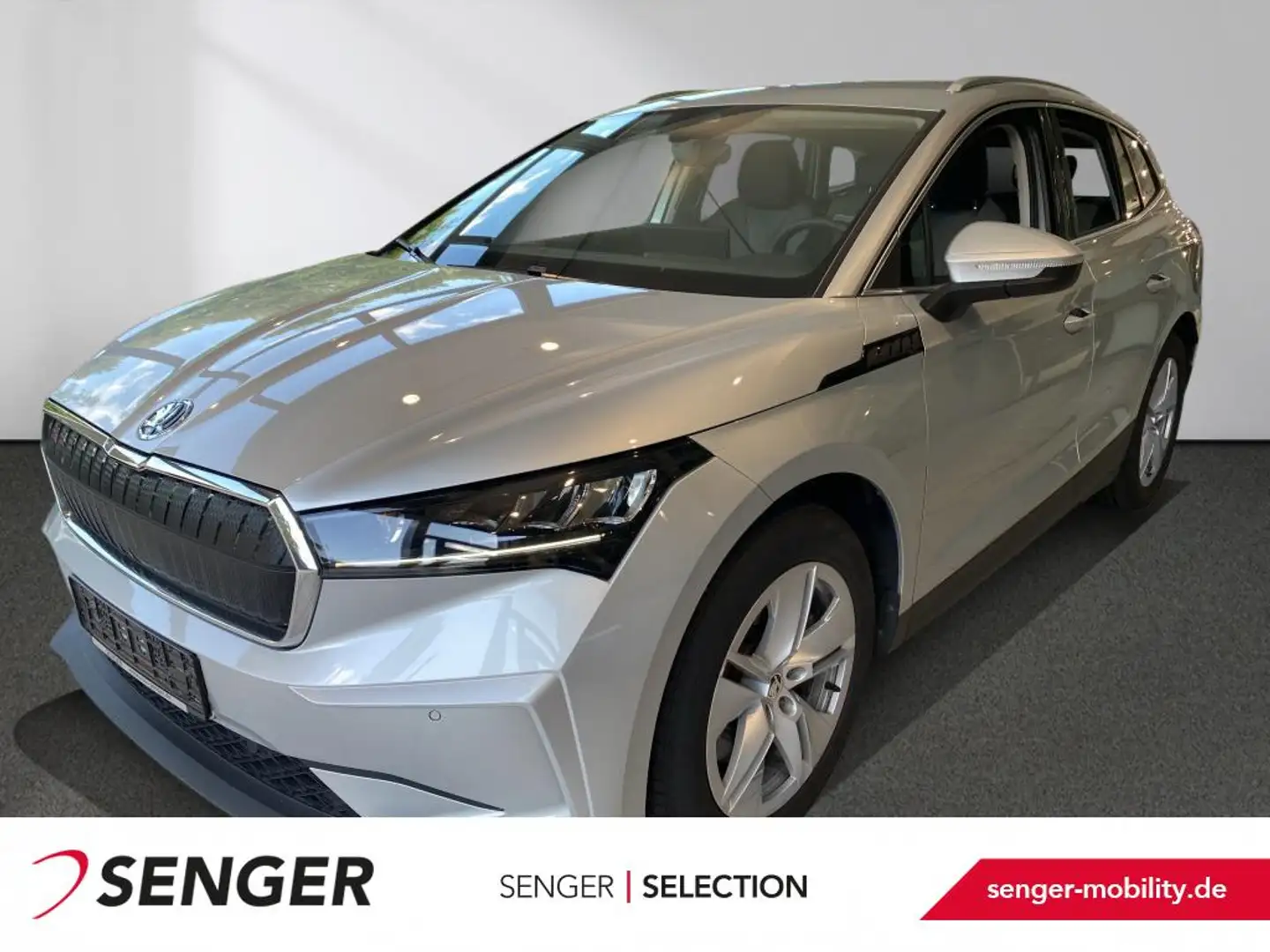Skoda Enyaq Loft 82 kWh Nav AHK Mirror Link Wärmep Argent - 1