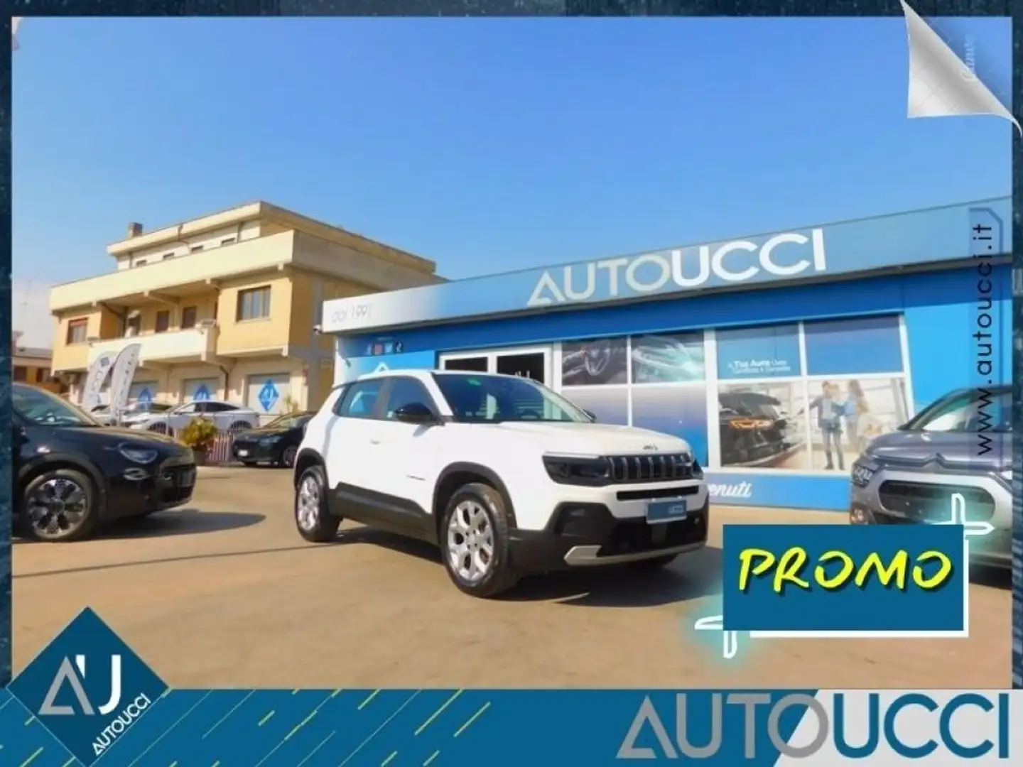 Jeep Avenger 1.2 Turbo 100 CV Altitude Weiß - 1