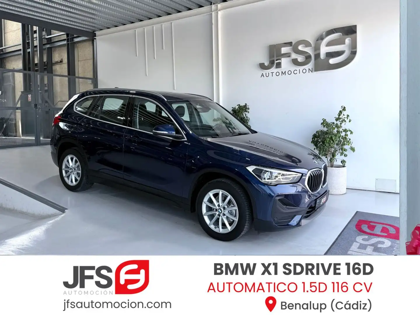 BMW X1 sDrive 16dA Azul - 1