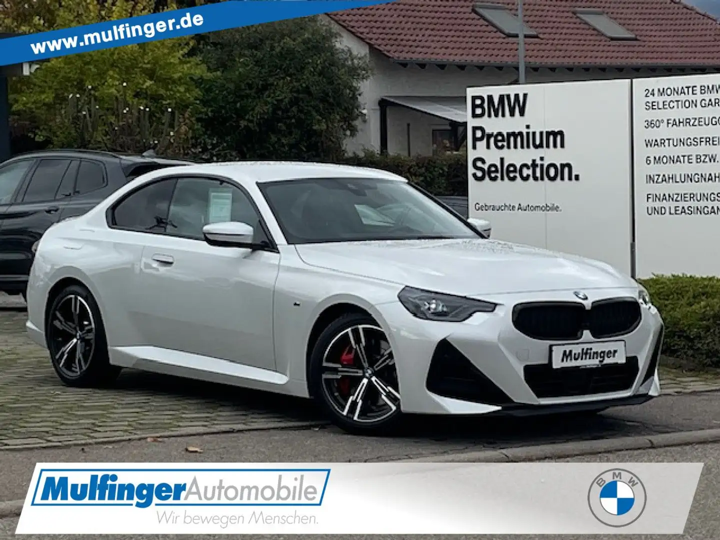 BMW 220 d Coupe M Sport Pro HUD SurView HiFi Ad-LED PDC Weiß - 1