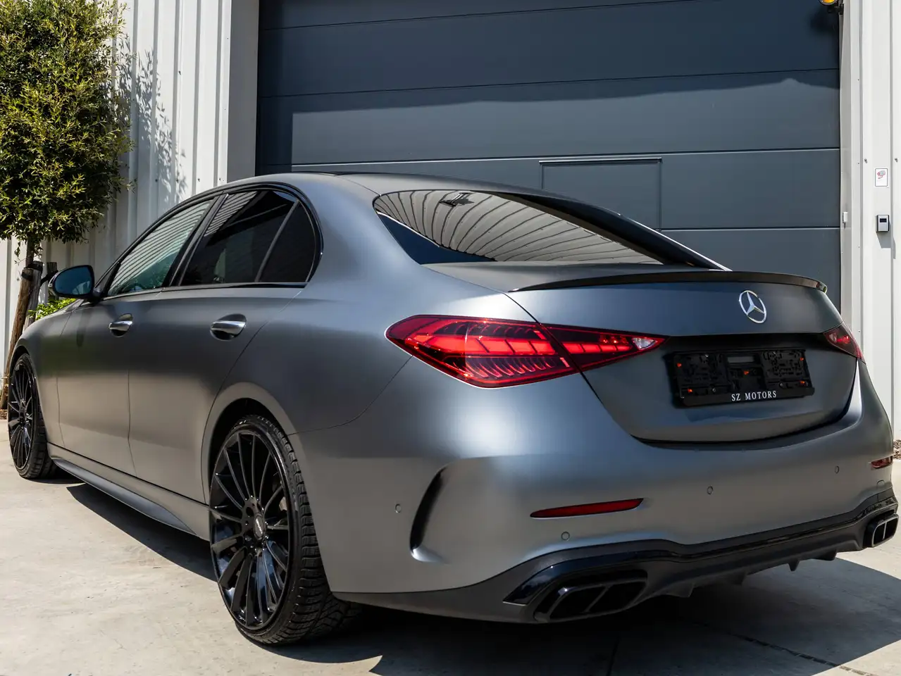 Mercedes-Benz C-Class AMG PACK Origineel Magno Mat/GEEN WRAP Full Options Pano Head-up Camera 360° Keramische Coating, миниатюра 5