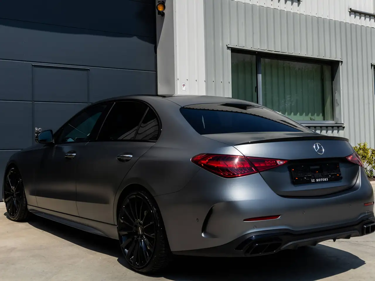 Mercedes-Benz C-Class AMG PACK Origineel Magno Mat/GEEN WRAP Full Options Pano Head-up Camera 360° Keramische Coating, миниатюра 14