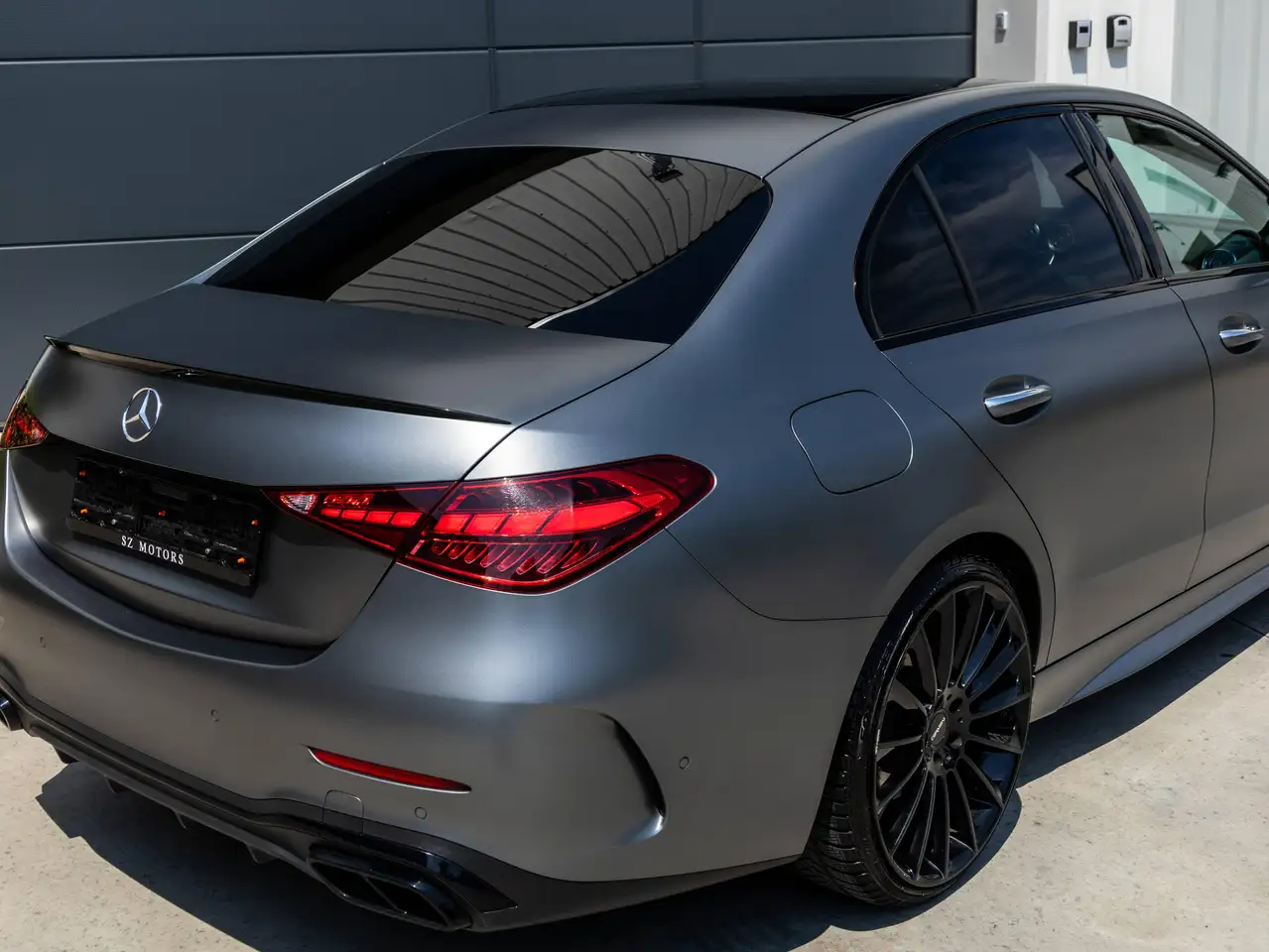 Mercedes-Benz C-Class AMG PACK Origineel Magno Mat/GEEN WRAP Full Options Pano Head-up Camera 360° Keramische Coating, миниатюра 7