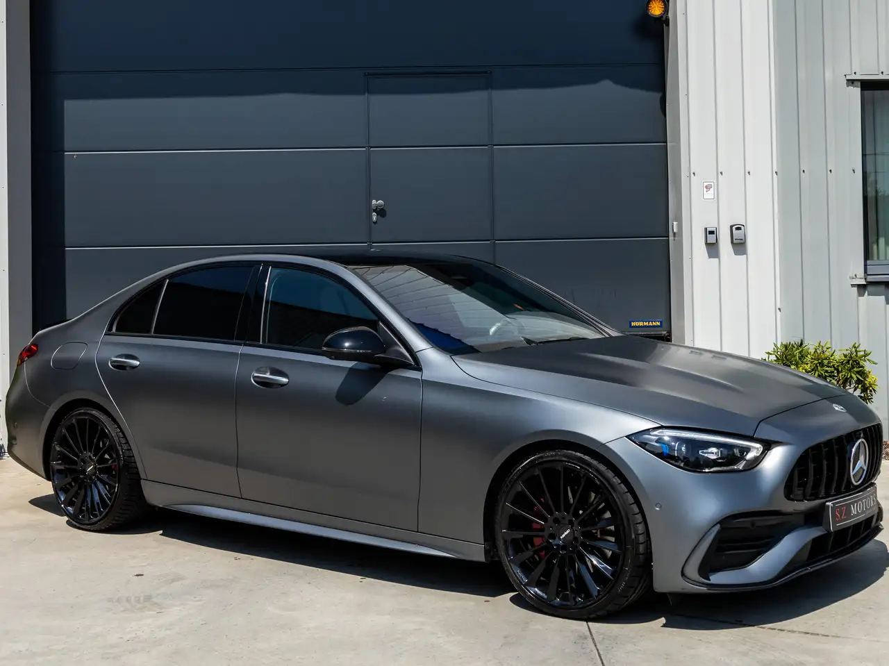 Mercedes-Benz C-Class AMG PACK Origineel Magno Mat/GEEN WRAP Full Options Pano Head-up Camera 360° Keramische Coating, миниатюра 10