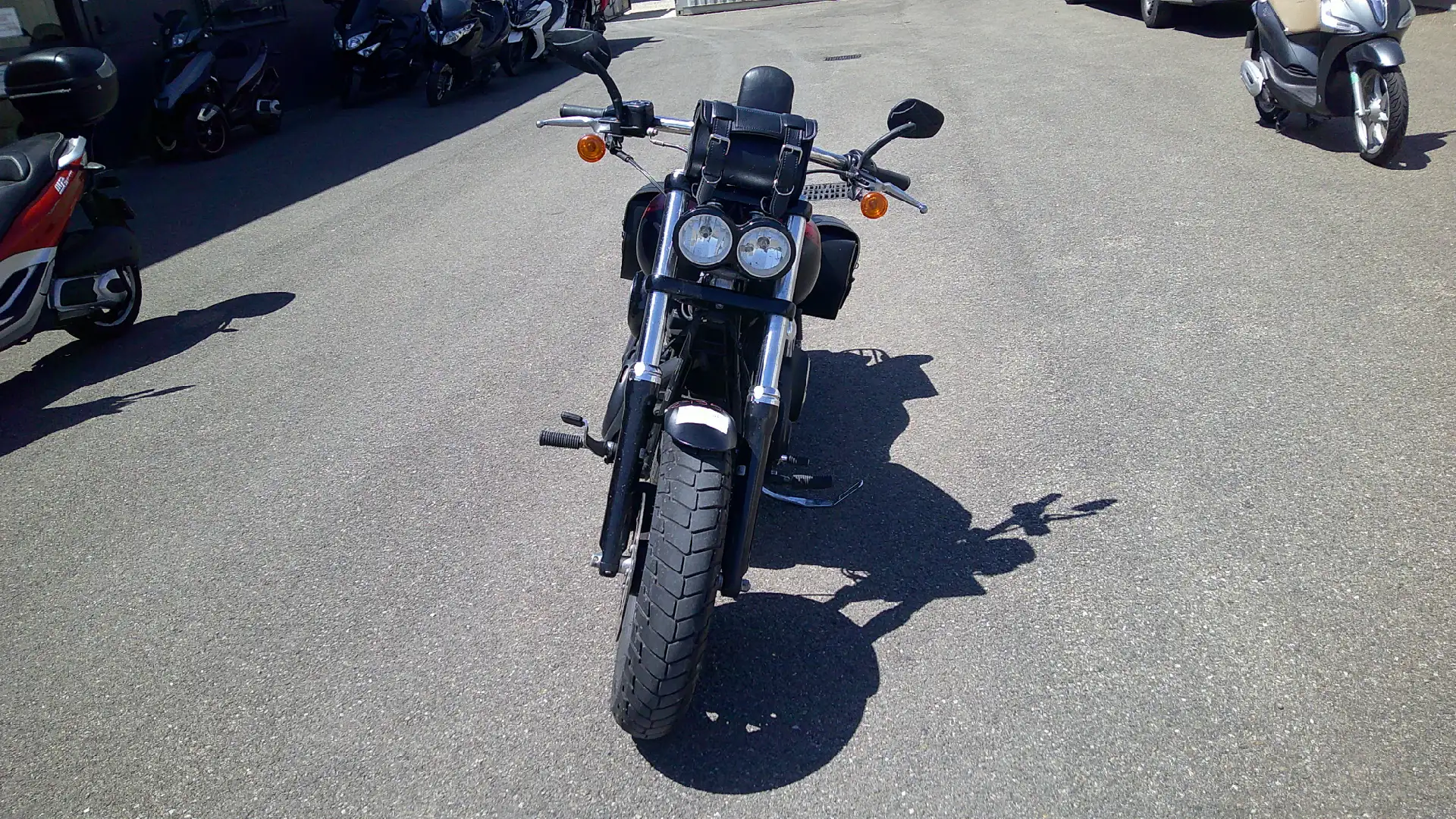 Harley-Davidson Dyna Fat Bob Negru - 2
