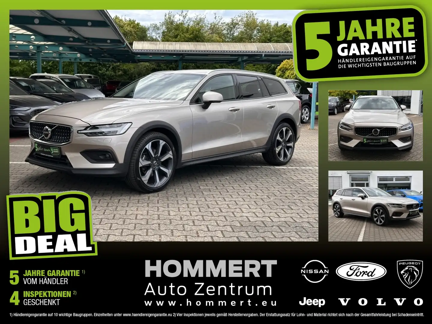 Volvo V60 Cross Country B4 AWD Plus *beh.Lenk*Kamera* Beige - 1