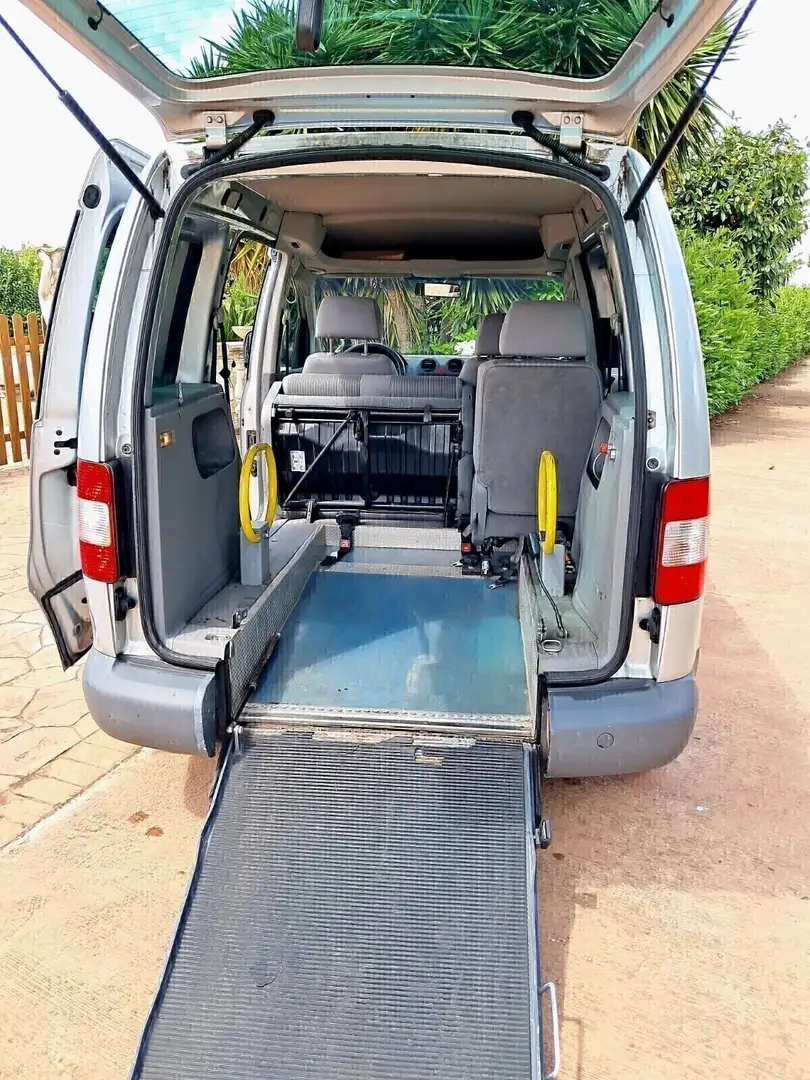 Volkswagen Caddy 1.9 TDI PIANALE RIBASSATO TRASPORTO DISABILI UNIPR Argento - 1