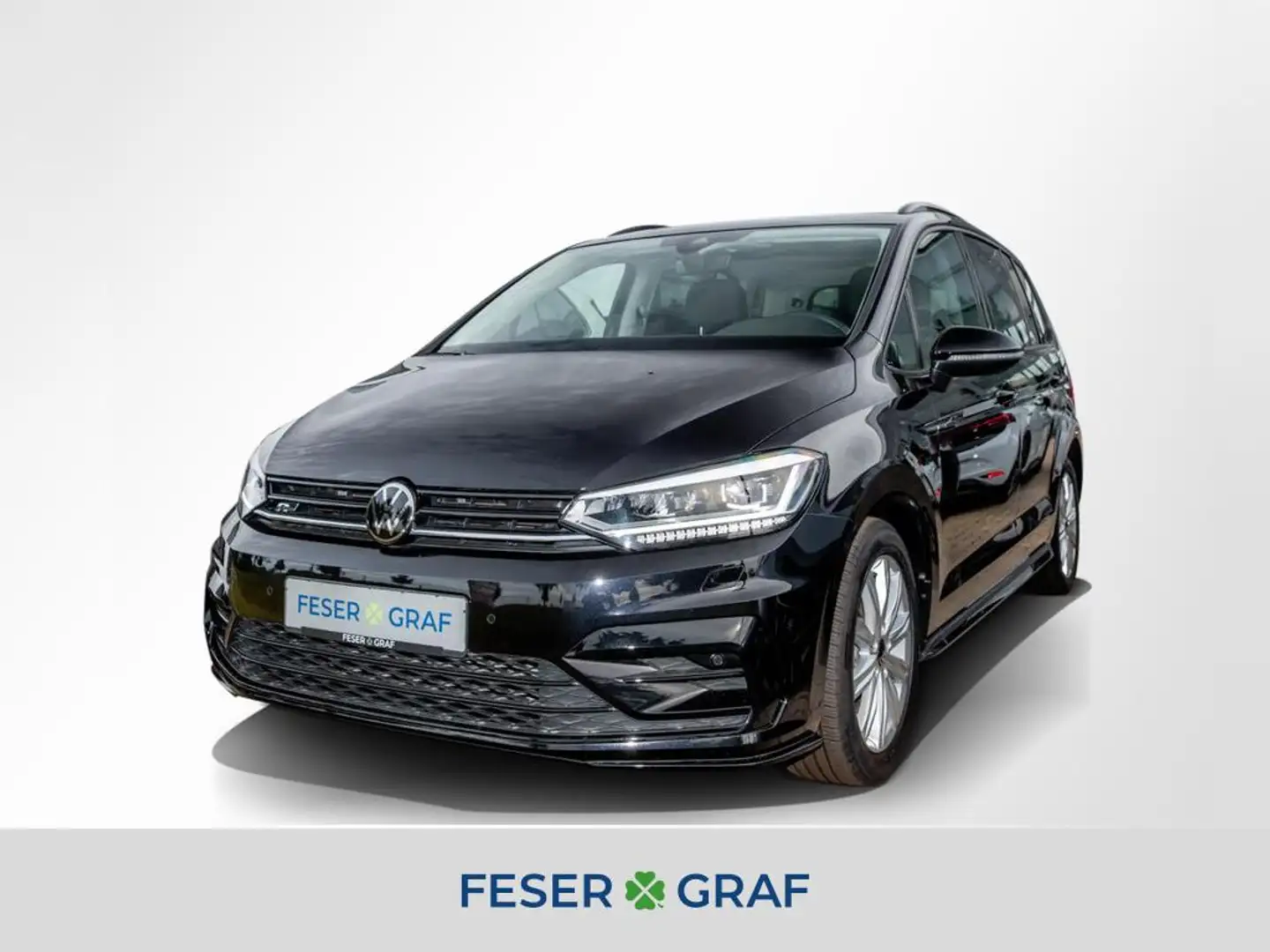 Volkswagen Touran Highline 1.5TSI DSG LED/ACC/NAVI/7SITZER Schwarz - 1