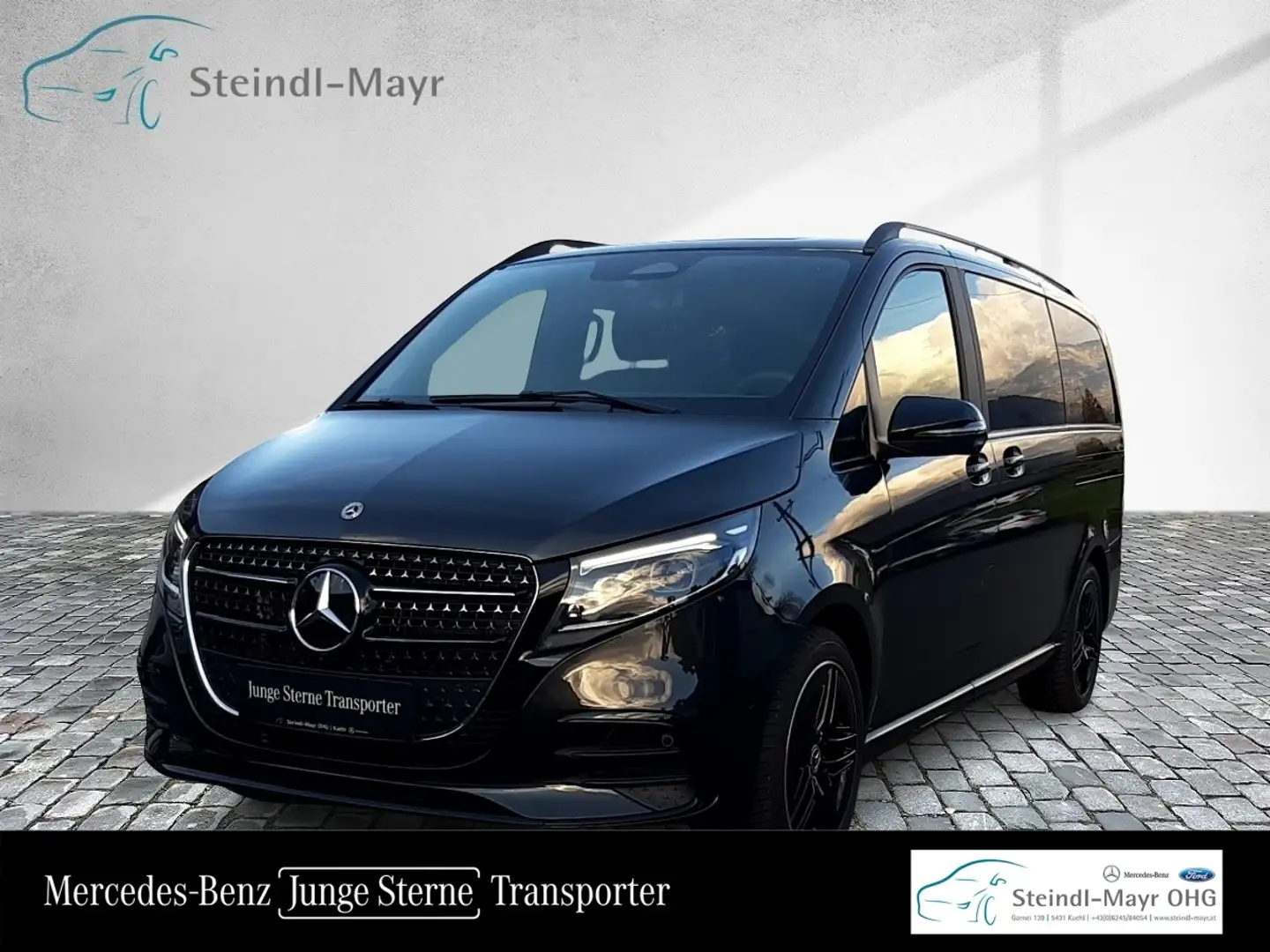 Mercedes-Benz V 300 d 4MATIC EXCLUSIVE Lang AMG Night Stdhzg Grigio - 1