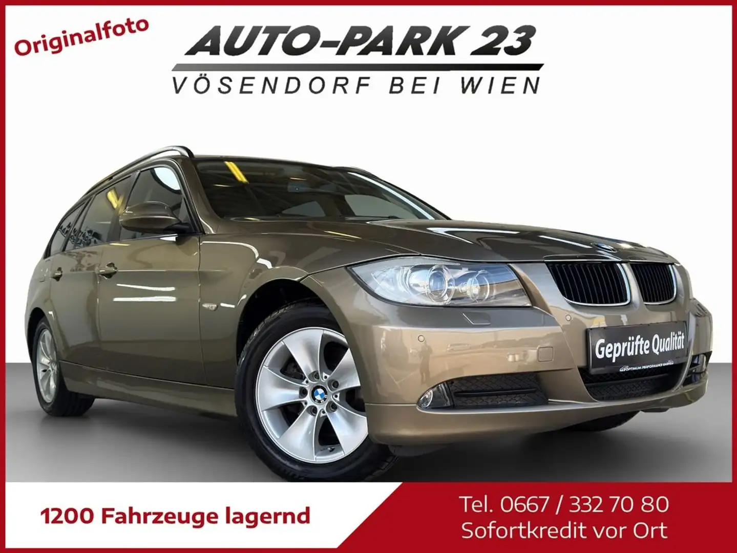 BMW 318 i Touring Ö-Paket Aut.**NUR 50.000KM**MOD2010 Beige - 2