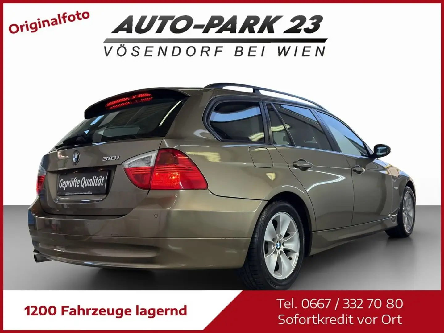BMW 318 i Touring Ö-Paket Aut.**NUR 50.000KM**MOD2010 Beige - 1