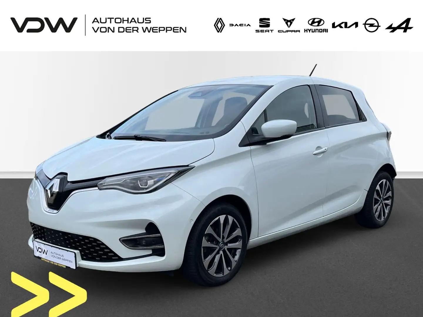 Renault ZOE Intens R 135 *Batterie inklusive* 50kWh Klima Blanc - 1