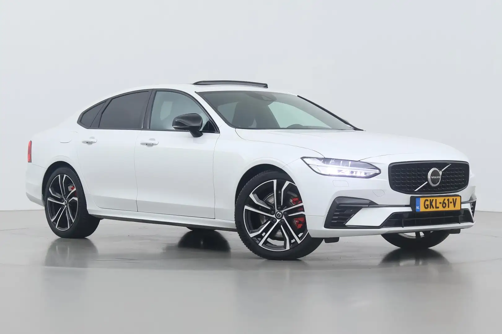Volvo S90 T8 AWD R-Design | Luchtvering Achter | Schuif/kant White - 1