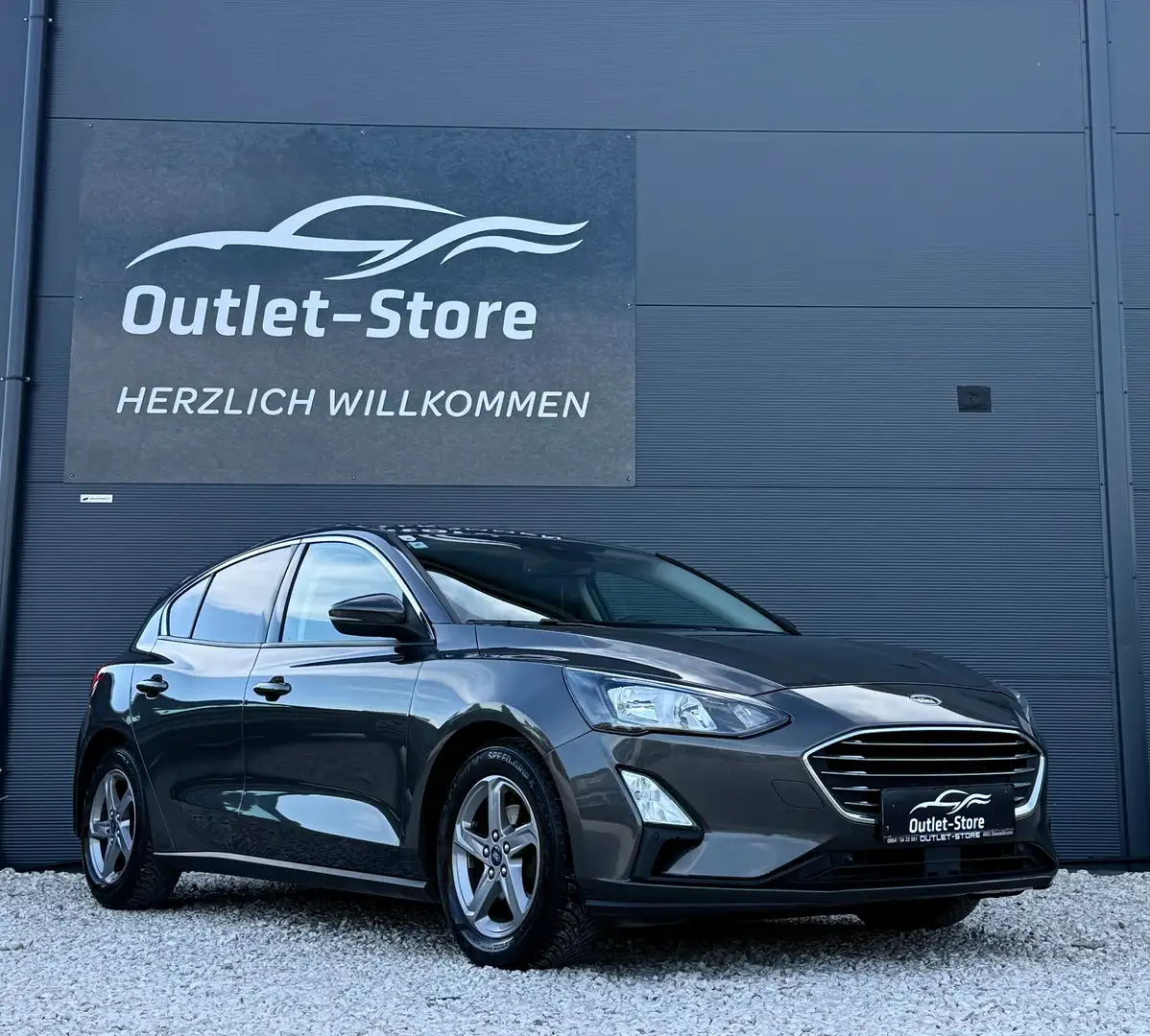 Ford Focus Titanium*1.Besitz*Navi*SHZ*Spur*Garantie*MwSt.* Grau - 1