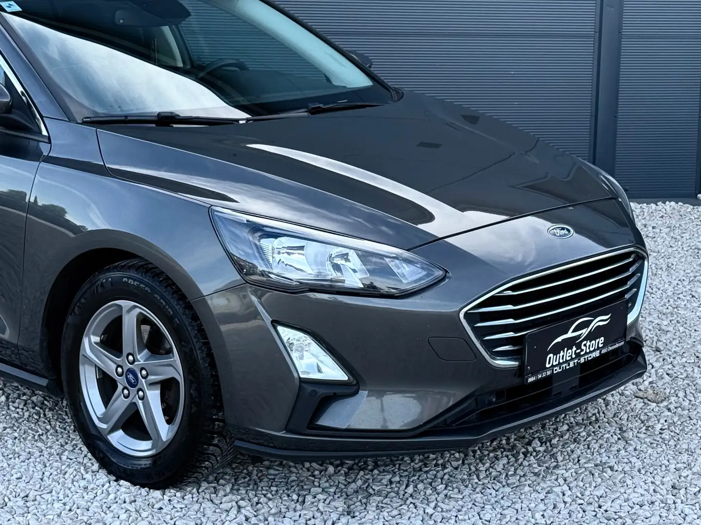 Ford Focus Titanium*1.Besitz*Navi*SHZ*Spur*Garantie*MwSt.* Grau - 2