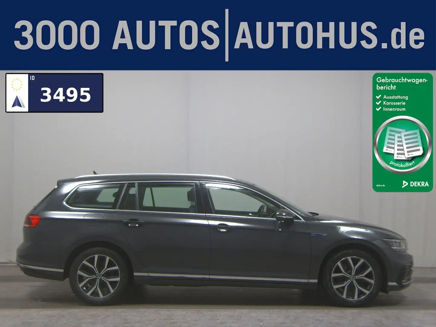 Volkswagen Passat Var. GTE 1.4 TSI Navi LED RFK AHK Shz PDC Grau - 1