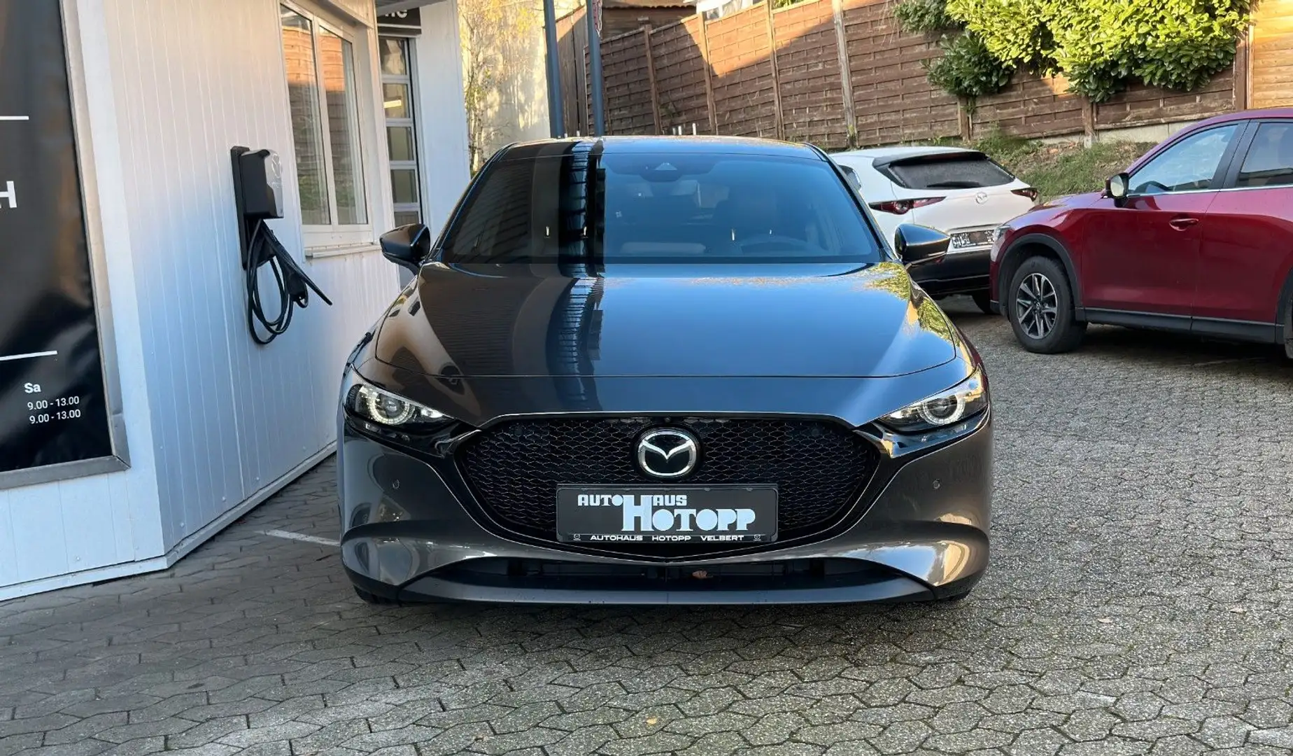 Mazda 3 Lim. Selection 360° LEDER MATRIX BOSE CARPLAY Grijs - 2