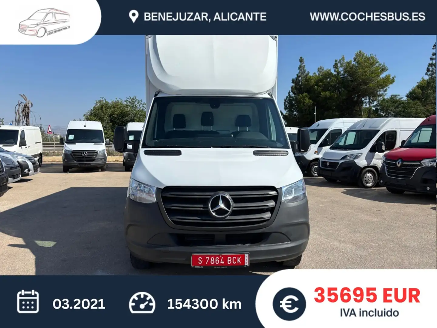 Mercedes-Benz Sprinter Furgón 316CDI Largo T.E. tT Wit - 2
