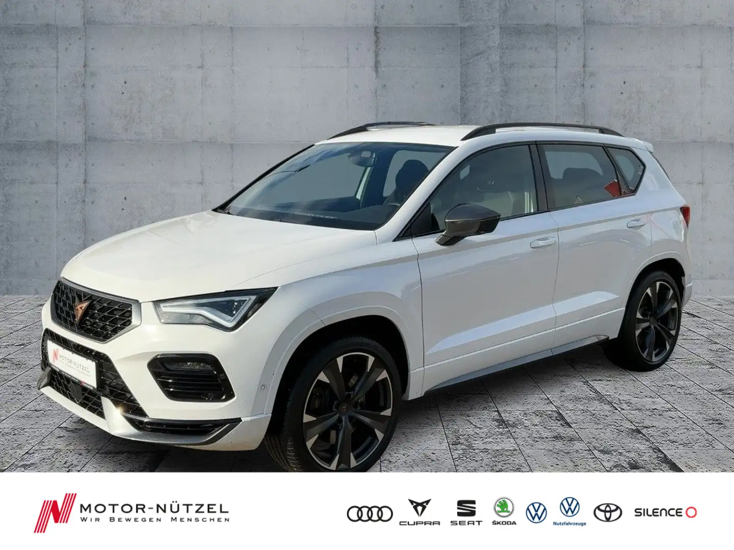 CUPRA Ateca 2.0 TSI DSG VZ LED+NAV+AHK+SHZ+PLA+VC+360° Weiß - 1