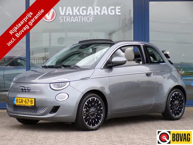 Fiat 500C La Prima 42 kWh, SOH 94% / Carplay + Android Auto
