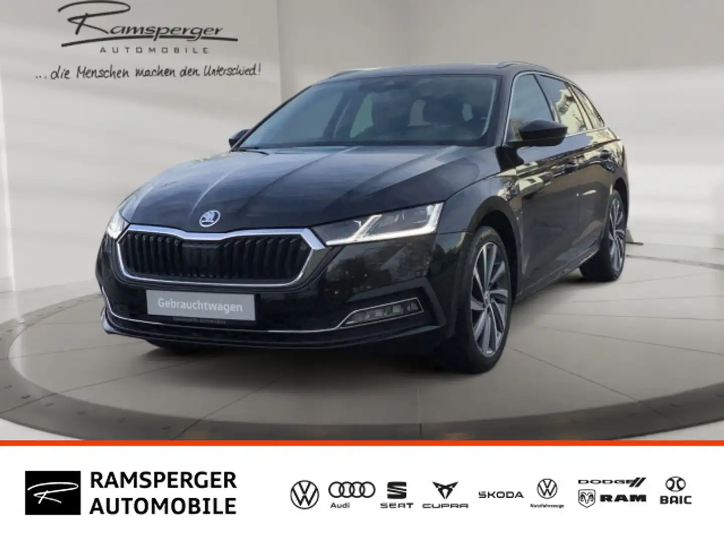 Skoda Octavia Combi 1.4 TSI iV DSG Style AHK ACC Matri Schwarz - 1