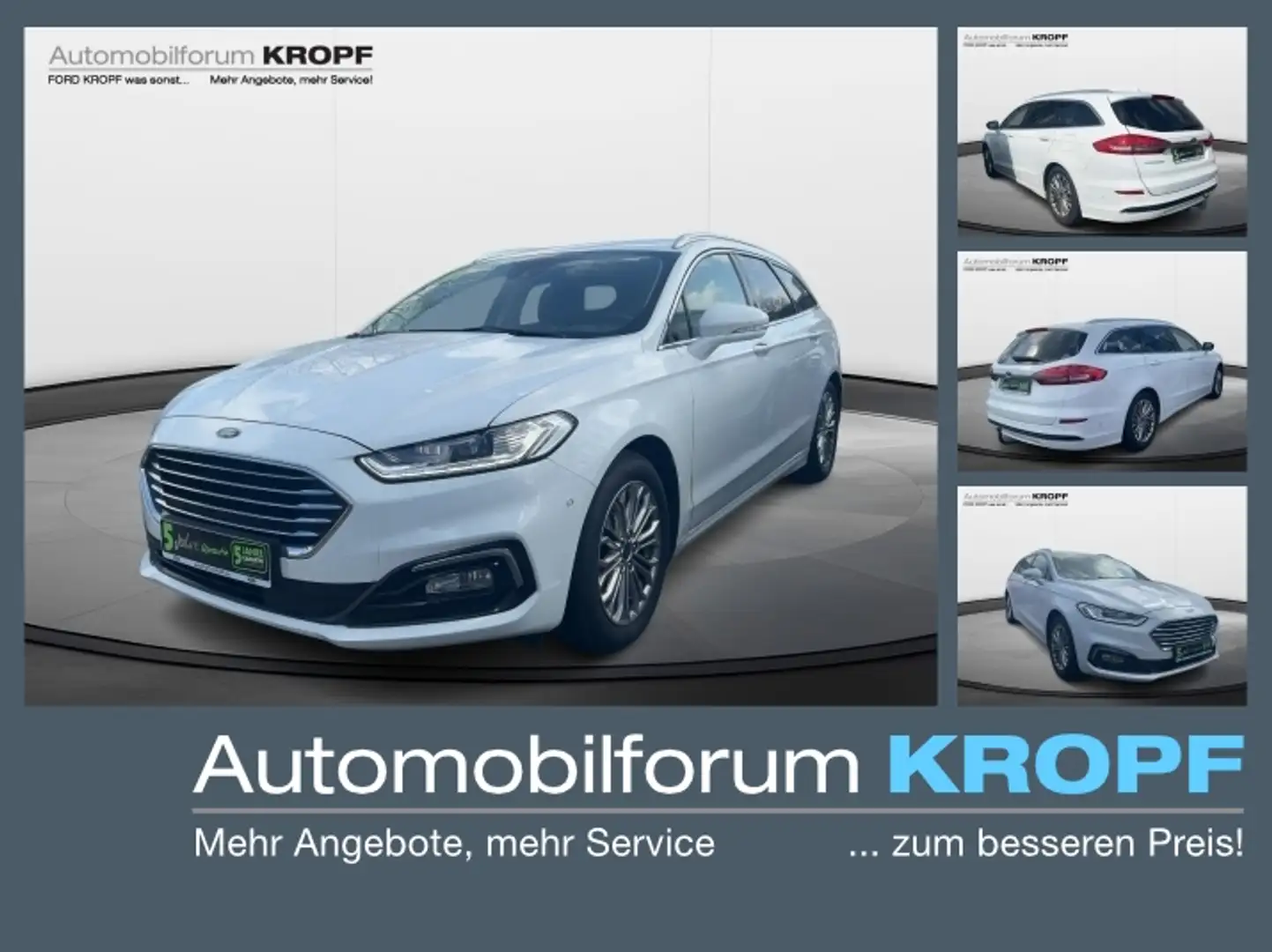 Ford Mondeo Turn.2.0Hyb.Titanium LED SpurH Navi SPORTS Weiß - 1