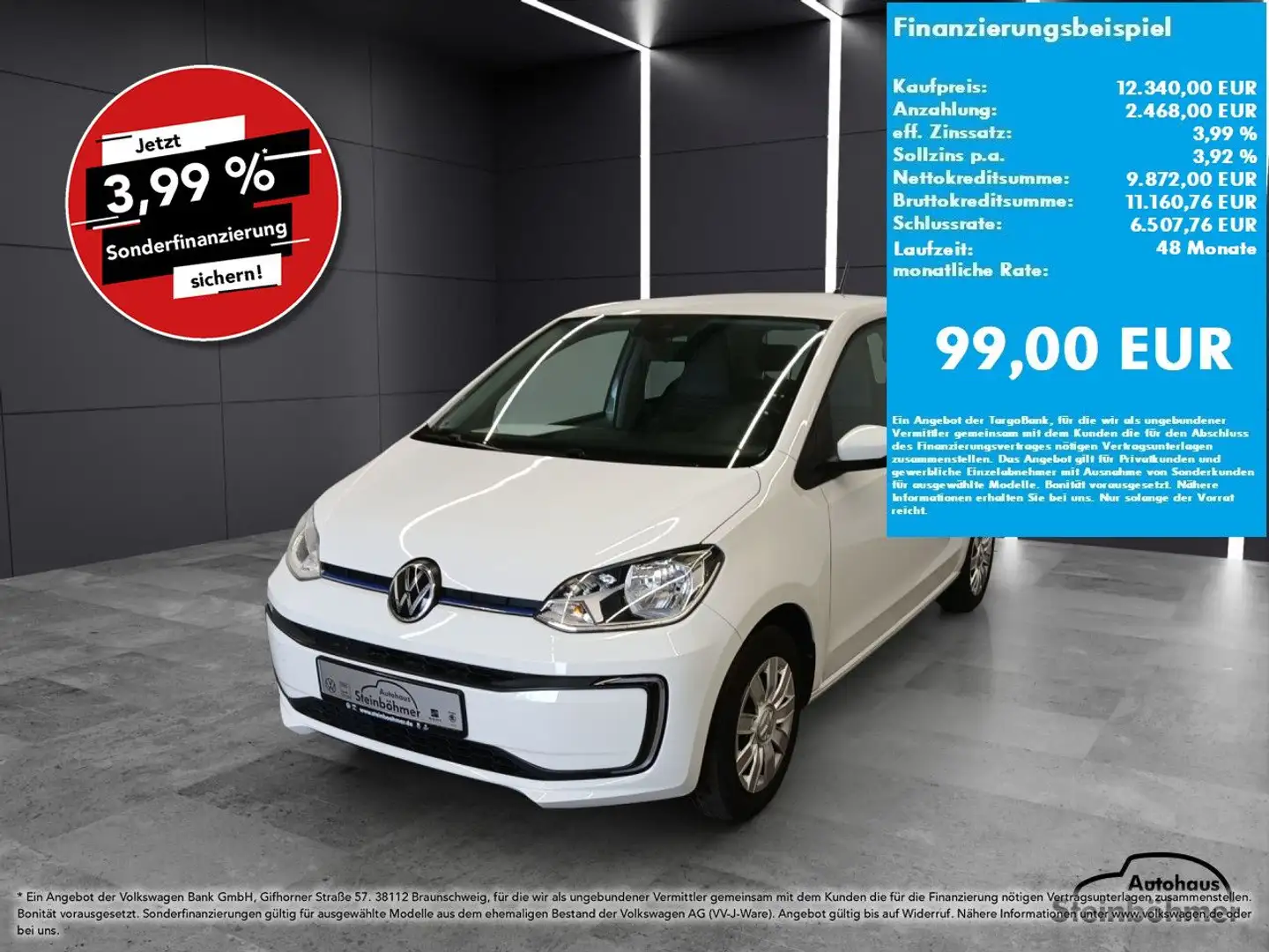 Volkswagen e-up! up!  CSS Bluetooth Climatronic SHZ maps+more Weiß - 1