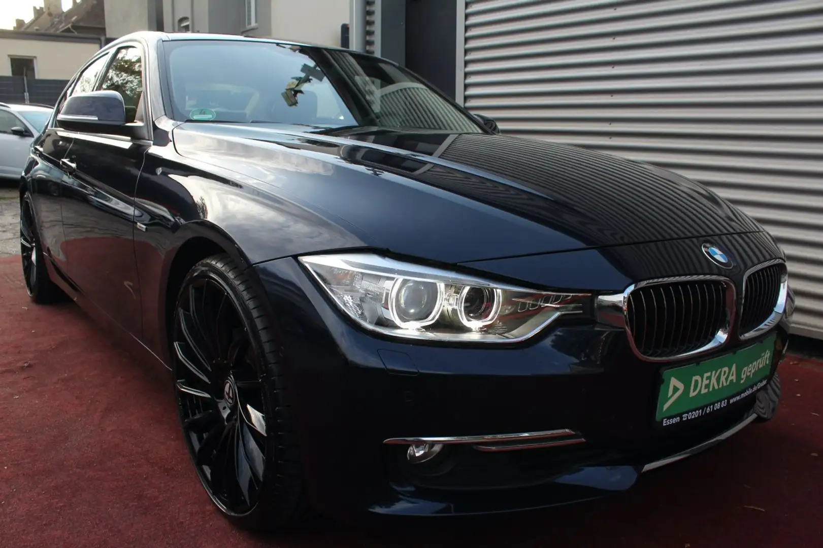 BMW 328 i LUXURY-LINE AUTOMATIK LEDER BRAUN NAVI Bleu - 2