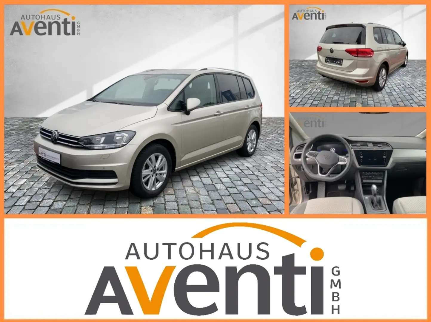 Volkswagen Touran Comfortline *7 Sitze*AHK*DSG*Navi*SpurW* Silber - 1