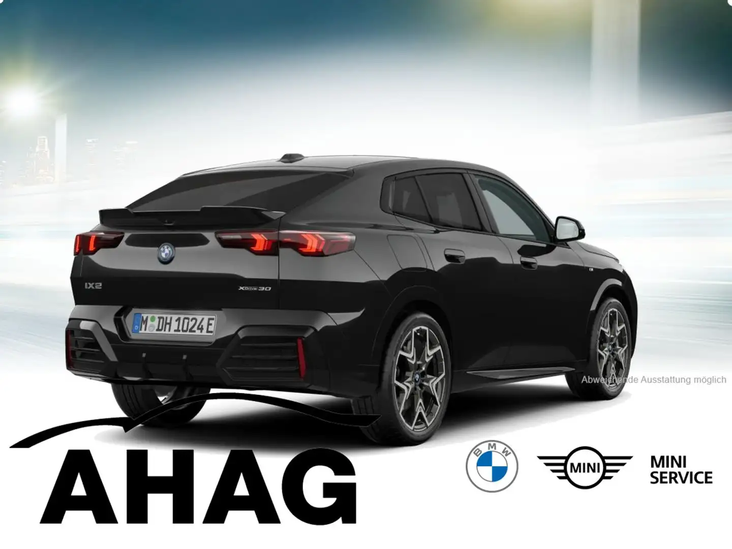 BMW iX2 ix2 xDrive30 M Sportpaket Head-Up Komfortzugang Noir - 2