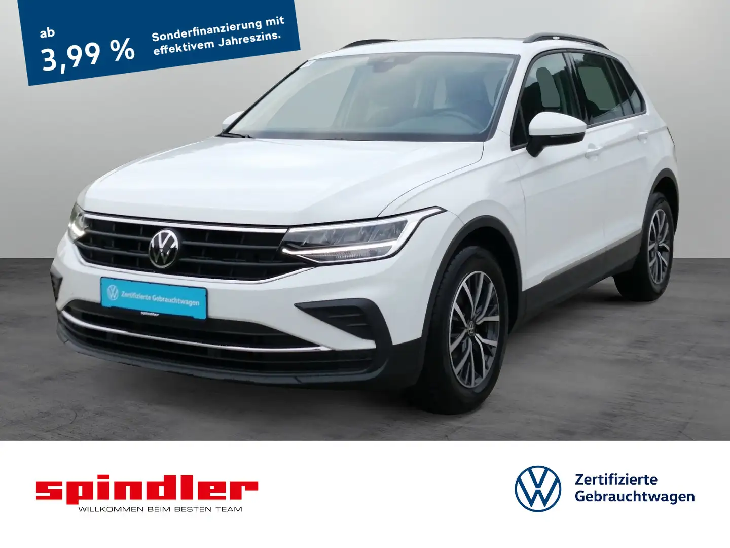Volkswagen Tiguan Life 1.5 TSI DSG / Navi, LED, AHK, ACC Weiß - 1