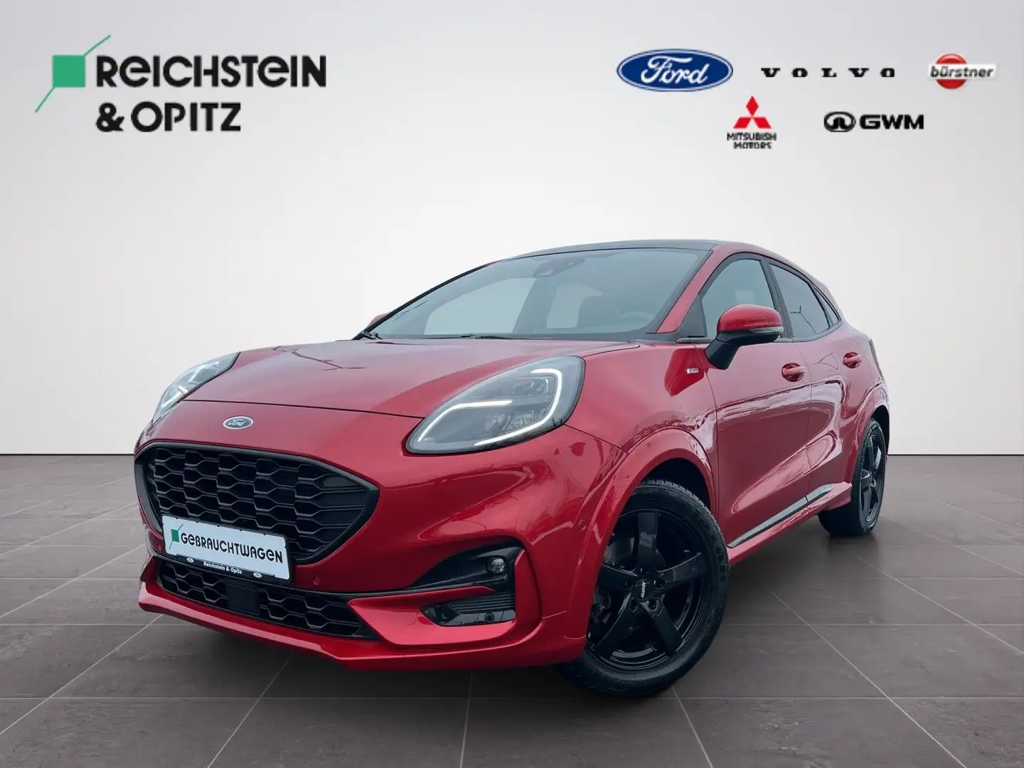 Ford Puma 1,0 EcoBoost Hybrid 114kW ST-Line X Rouge - 1