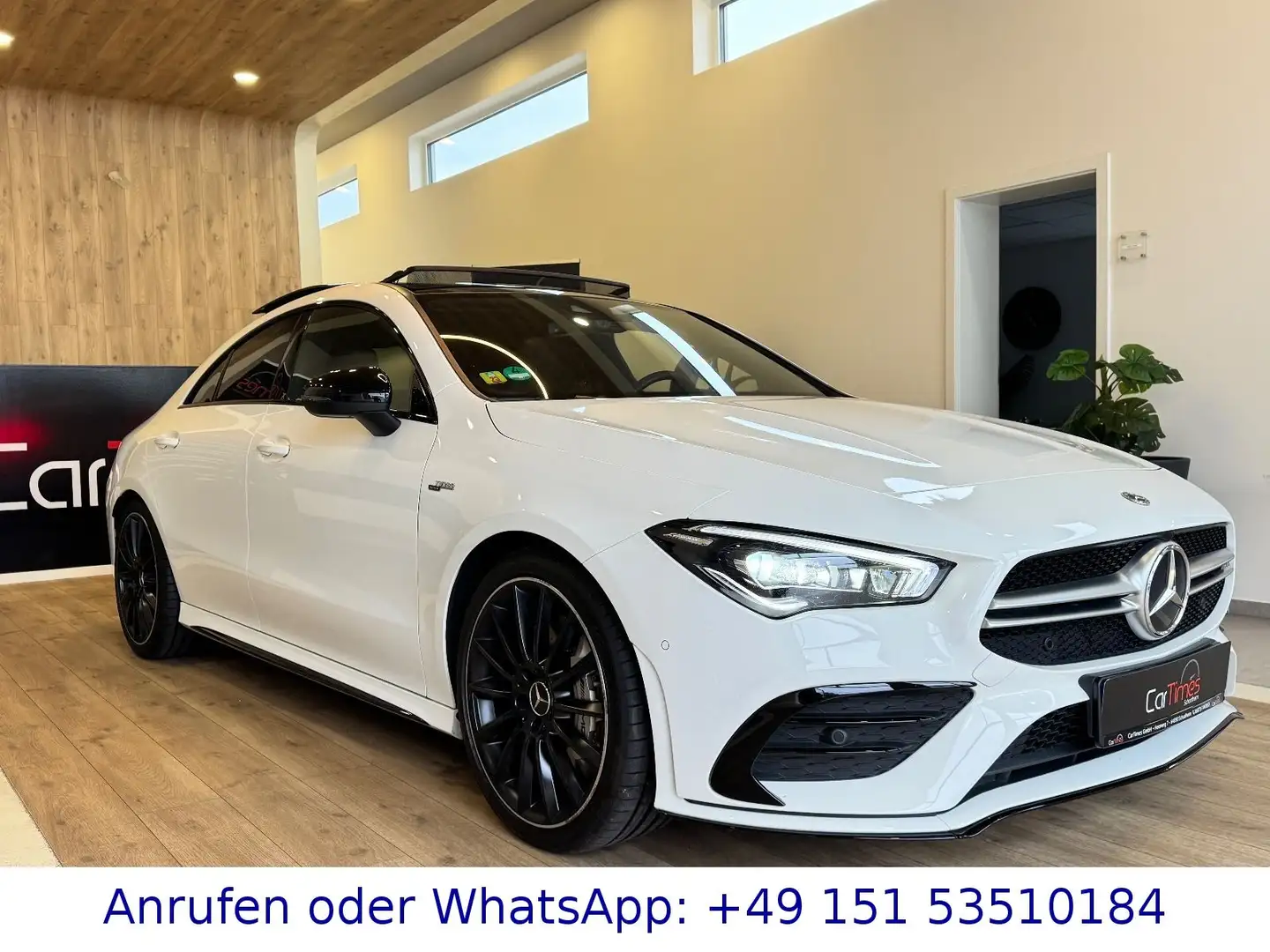 Mercedes-Benz CLA 35 AMG 4Matic*NIGHT*SERVICE N*PANO*ROTGURTE* Alb - 2